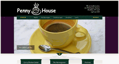 Desktop Screenshot of pennyhousecafe.com